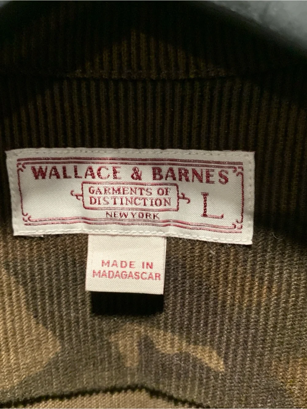 Wallace and Barnes Camo Shirt Jacket